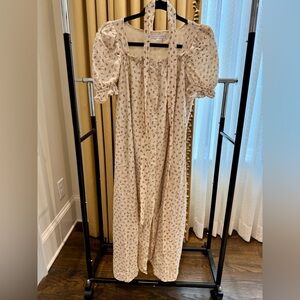 English Factory puff sleeve nap dress style